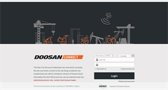 Desktop Screenshot of doosanconnect.com